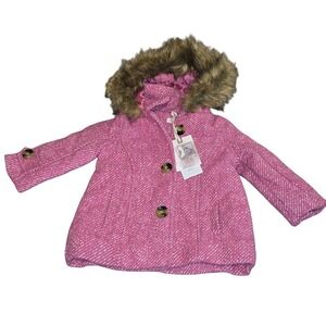 NWT ‎ Jessica Simpson Button Up Coat with Hood